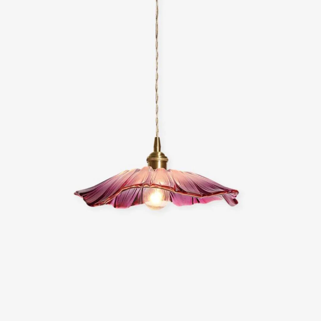 Breathable Bloem glazen hanglamp Excellent