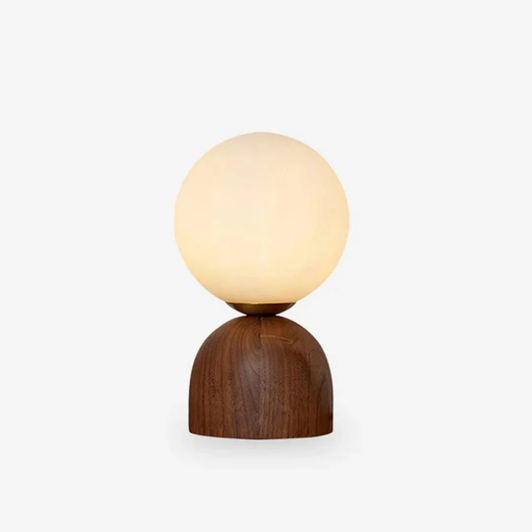 Verified Houten ronde tafellamp Crafted