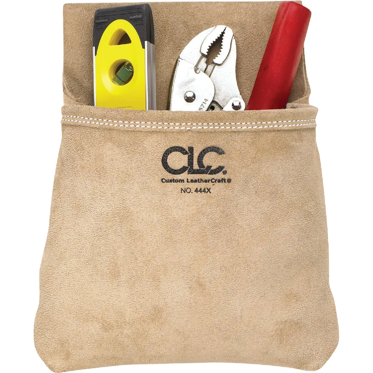 Proven CLC Single Pocket Suede Leather Nail Tool Bag Exceptional