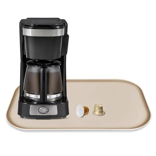 Relaxed Silicone Coffee Maker Mat with Lip for Countertops Advanced