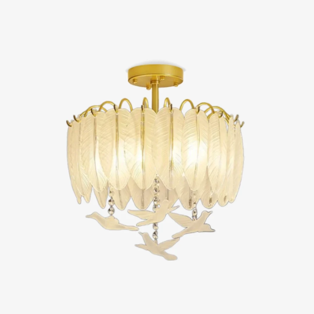 Contemporary Italiaanse veren plafondlamp Smooth