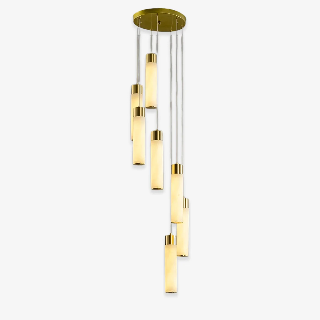 Elite Alabaster Cascade Kroonluchter Prestigious
