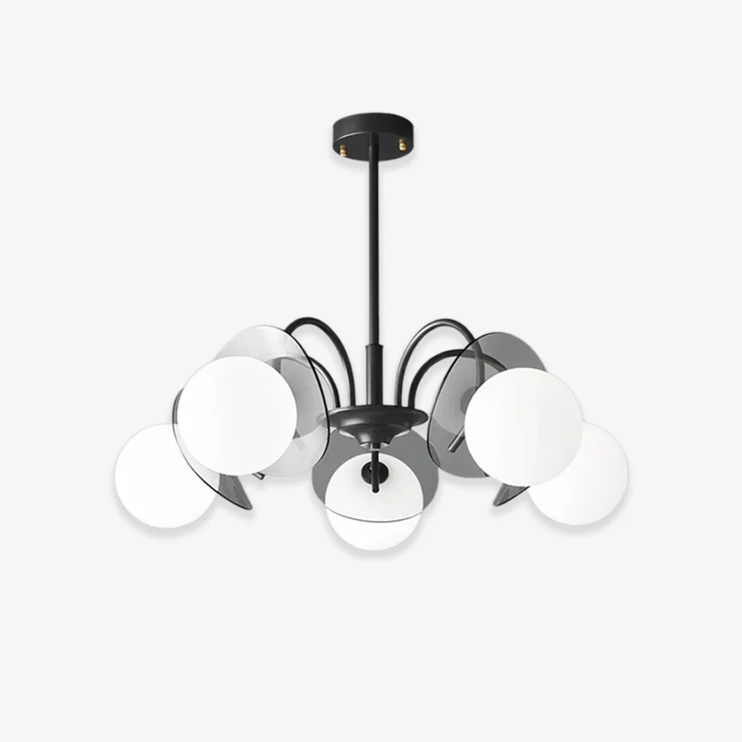 Modern Eclipse Orb Glazen Kroonluchter Reusable