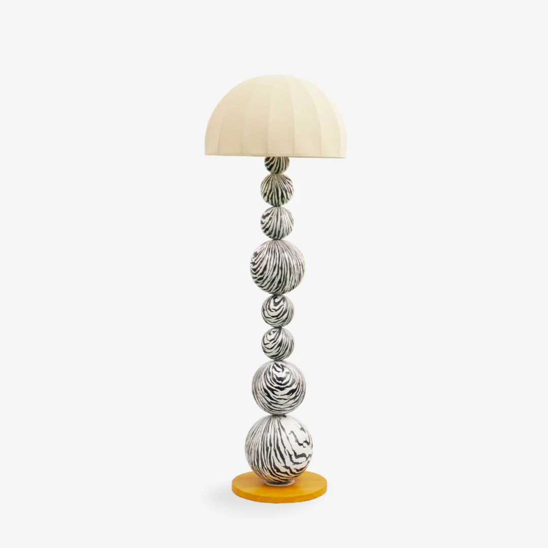 Outstanding Zebra Art vloerlamp High-Grade
