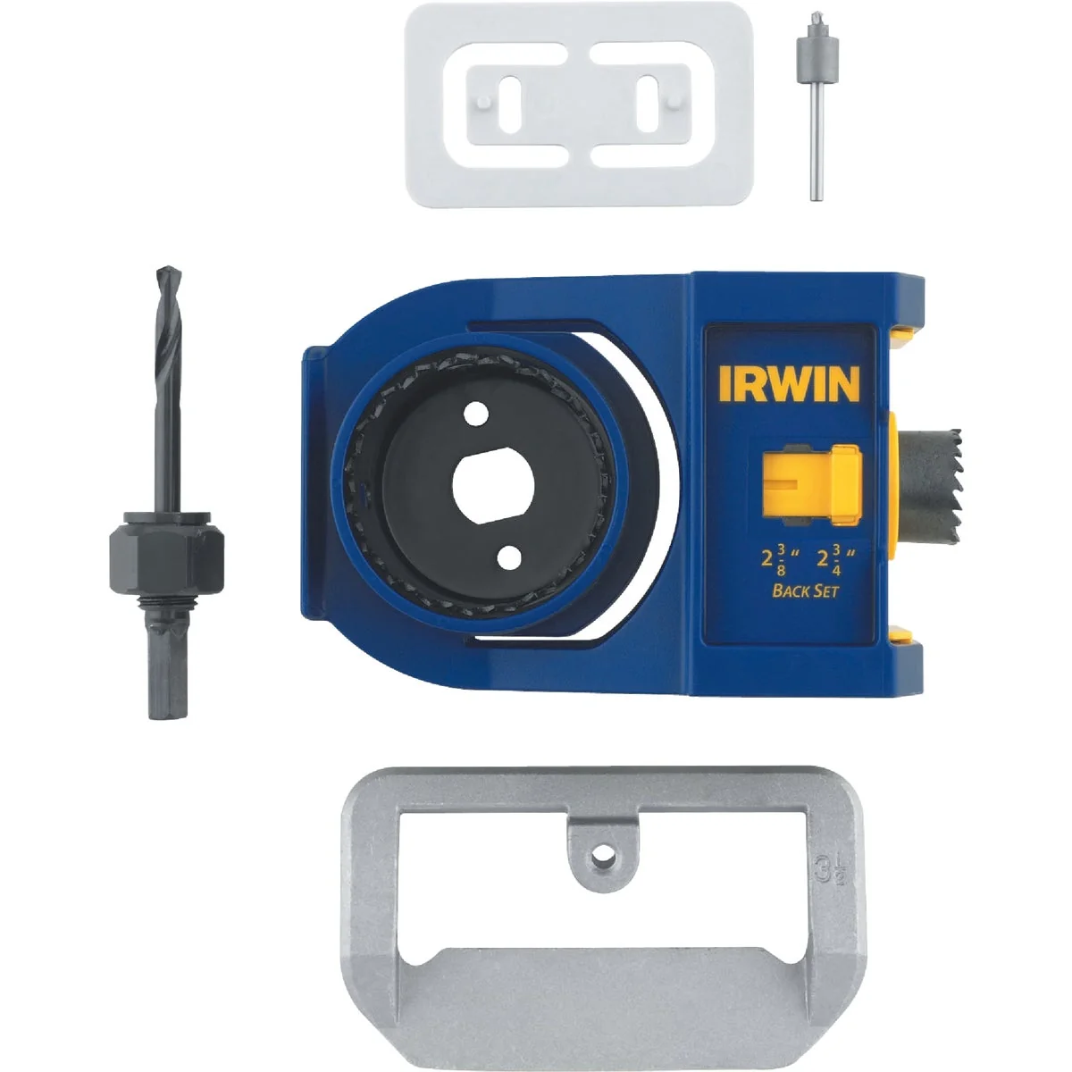 Innovative Irwin Carbon Steel Door Lock Installation Kit for Wood Doors Exceptional