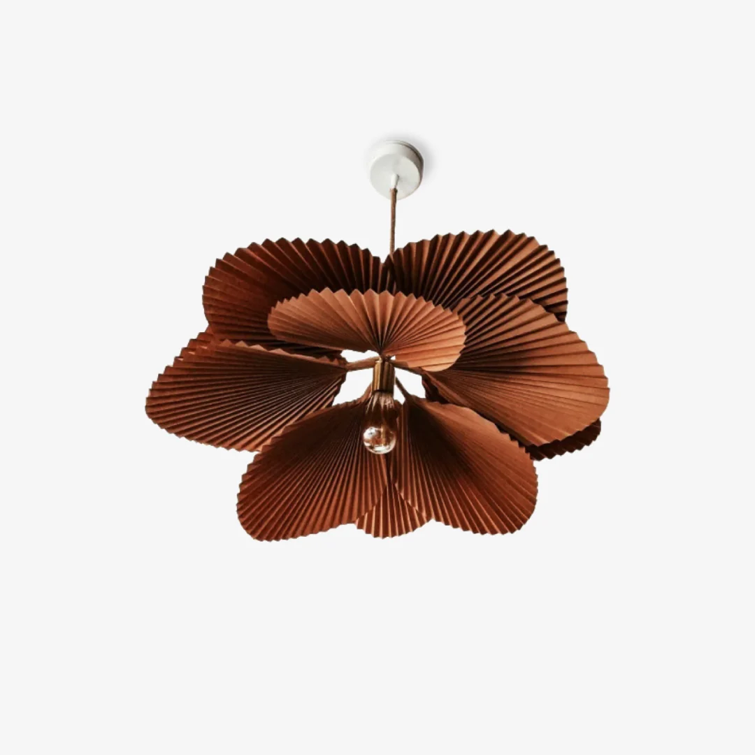 Recyclable Gevouwen blad Lotus hanglamp Fine Crafted