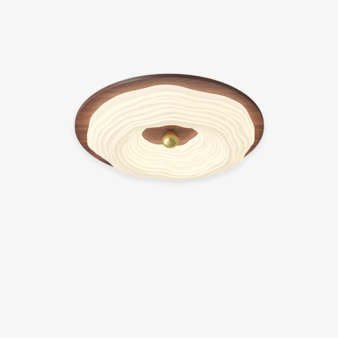 Functional Houten Donut Plafondlamp Consistent