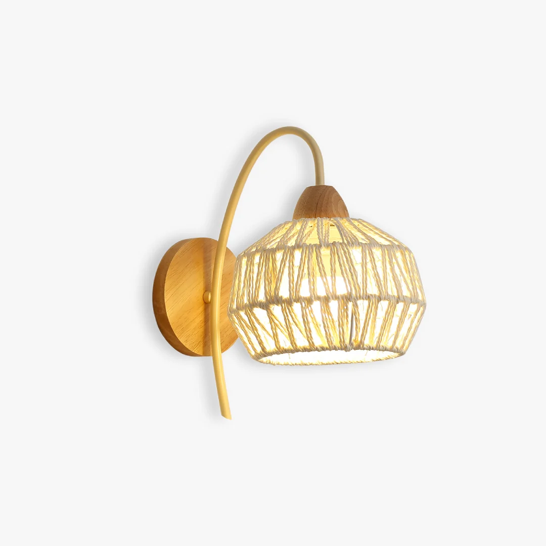Proven Log geweven wandlamp Breathable