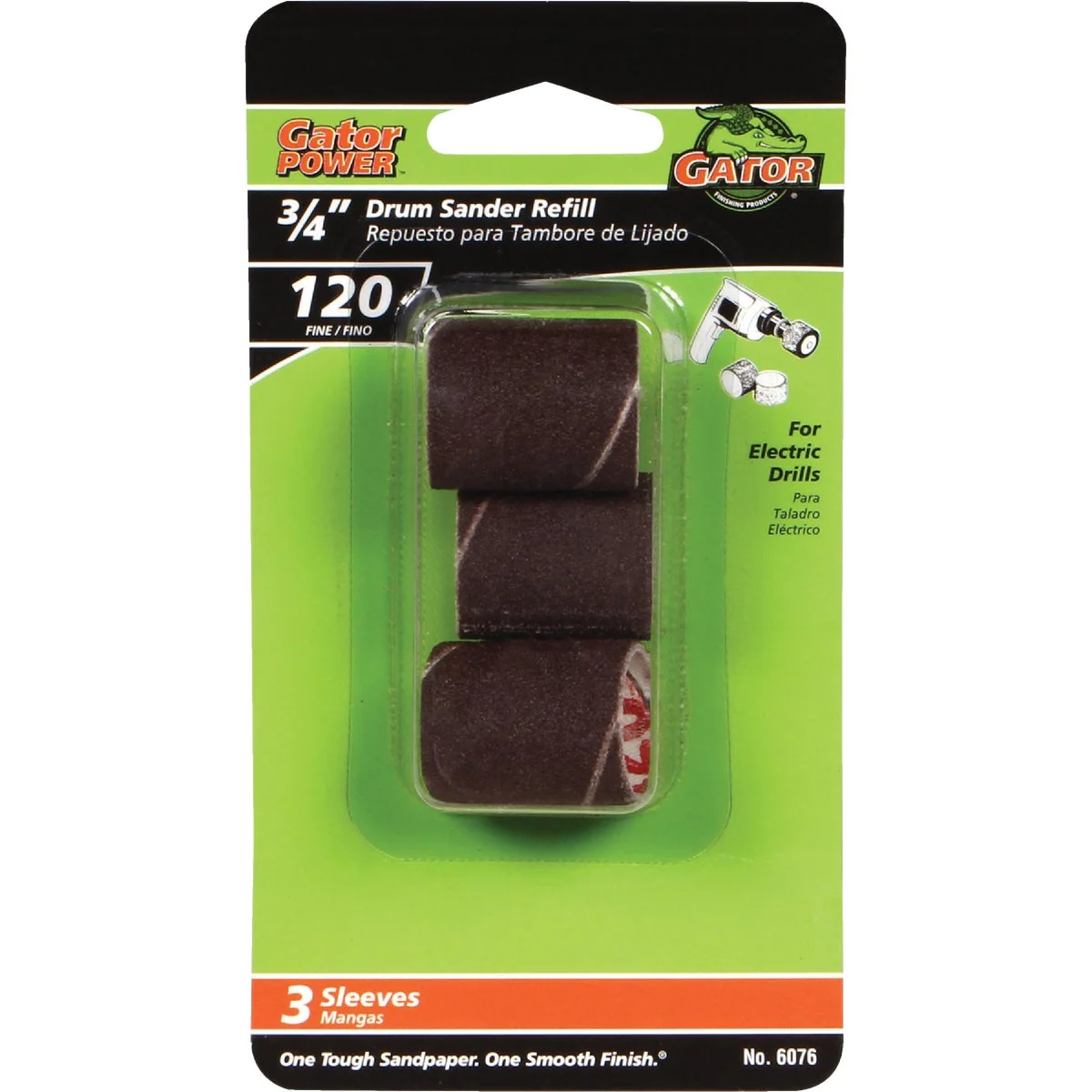 Relaxed Gator 1 In. x 3 4 In. 120 Grit Drum Sander Refills 3-Pack Environmentally Friendly