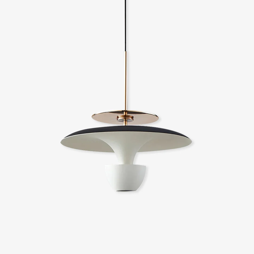 World-Class Zwarte Mini UFO Hanglamp Smooth