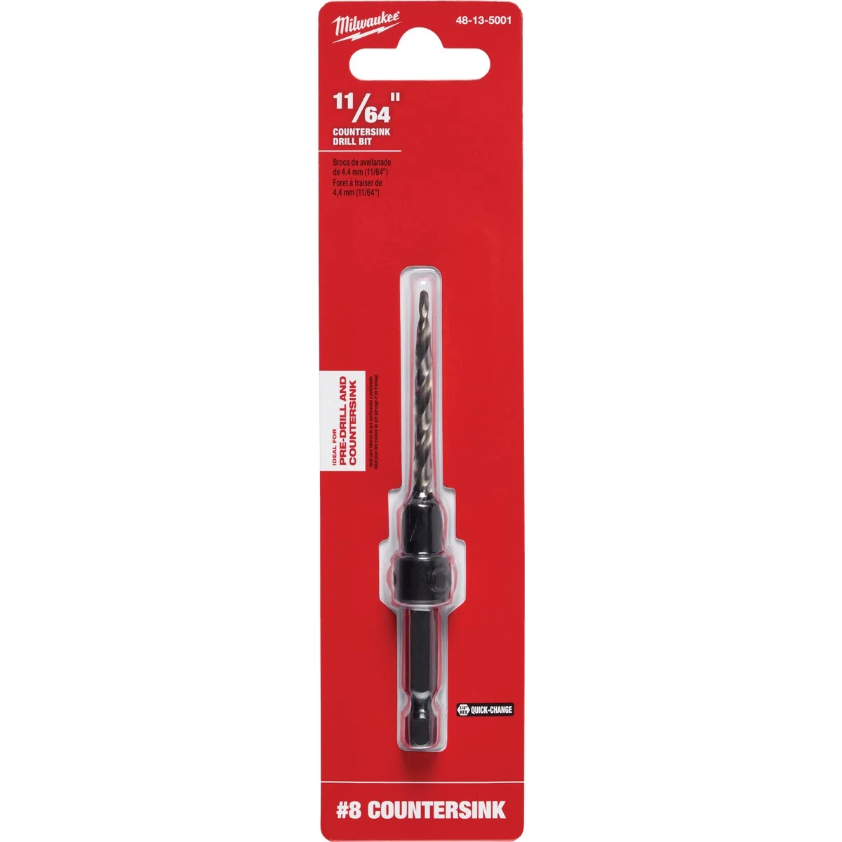 Soft Milwaukee 8 - 11 64 In. High Speed Steel Countersink Bit Outstanding
