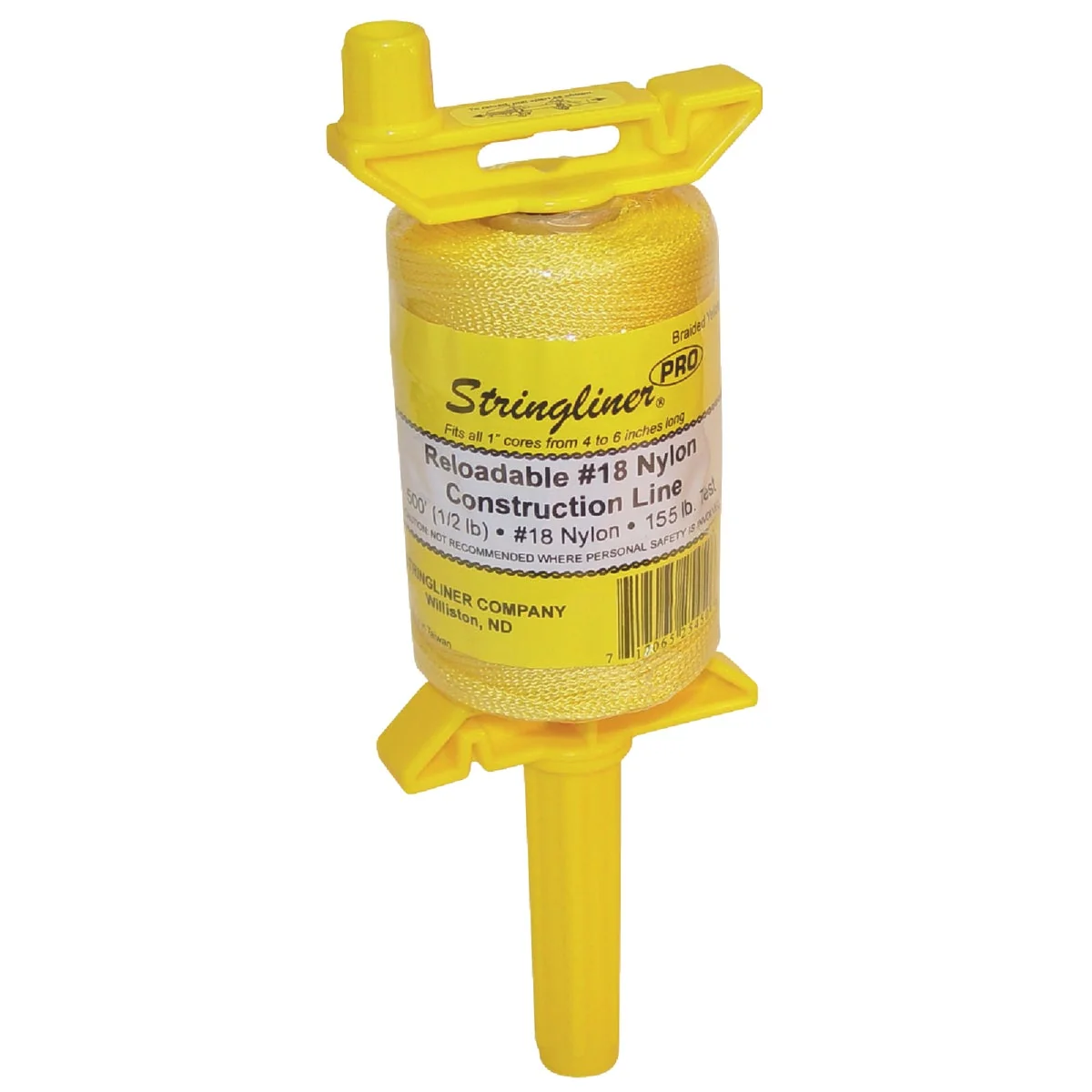 Soft Stringliner PRO 500 Ft. Yellow Braided Nylon Mason Line Reel Selected