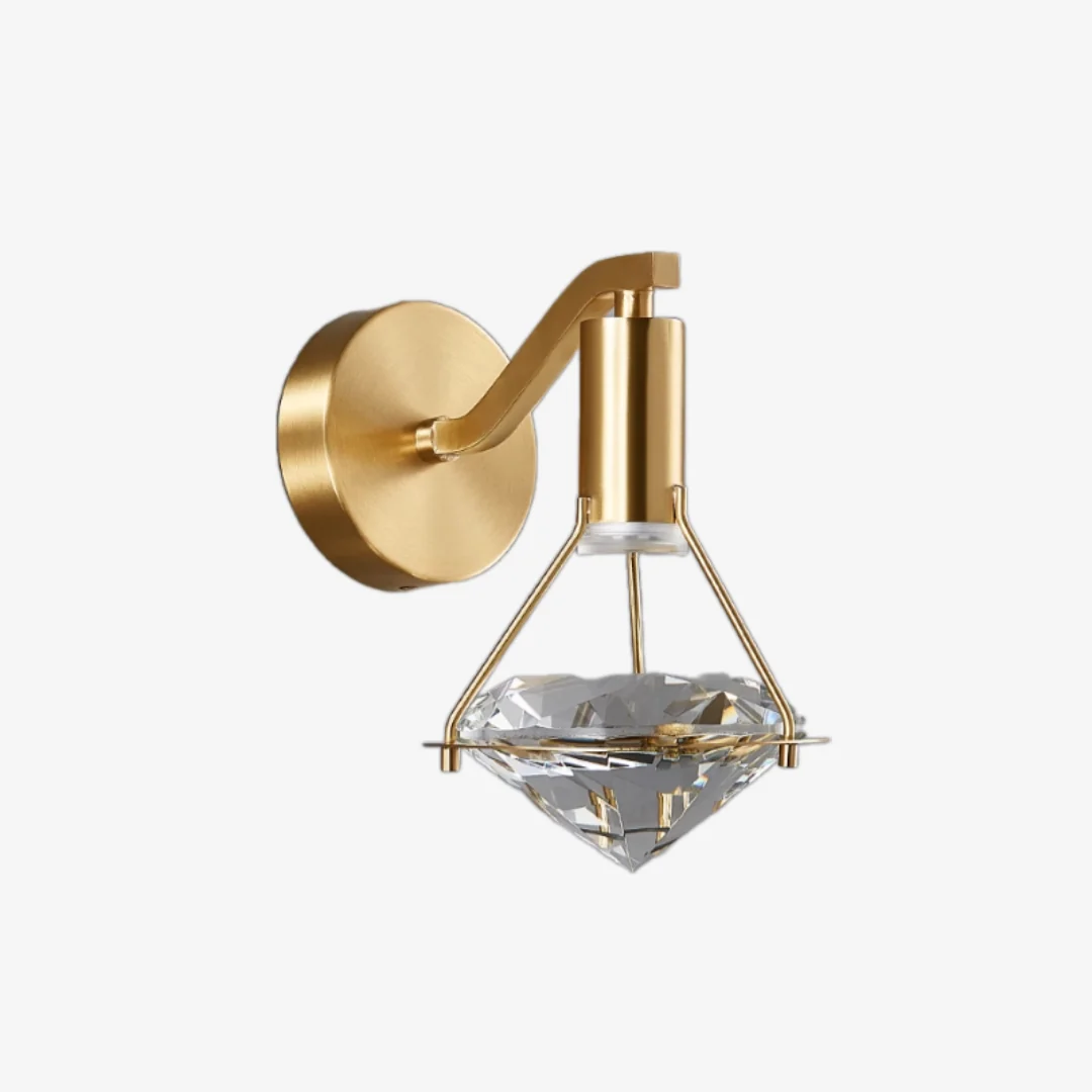 Pure Kristallen Diamant Wandlamp Versatile