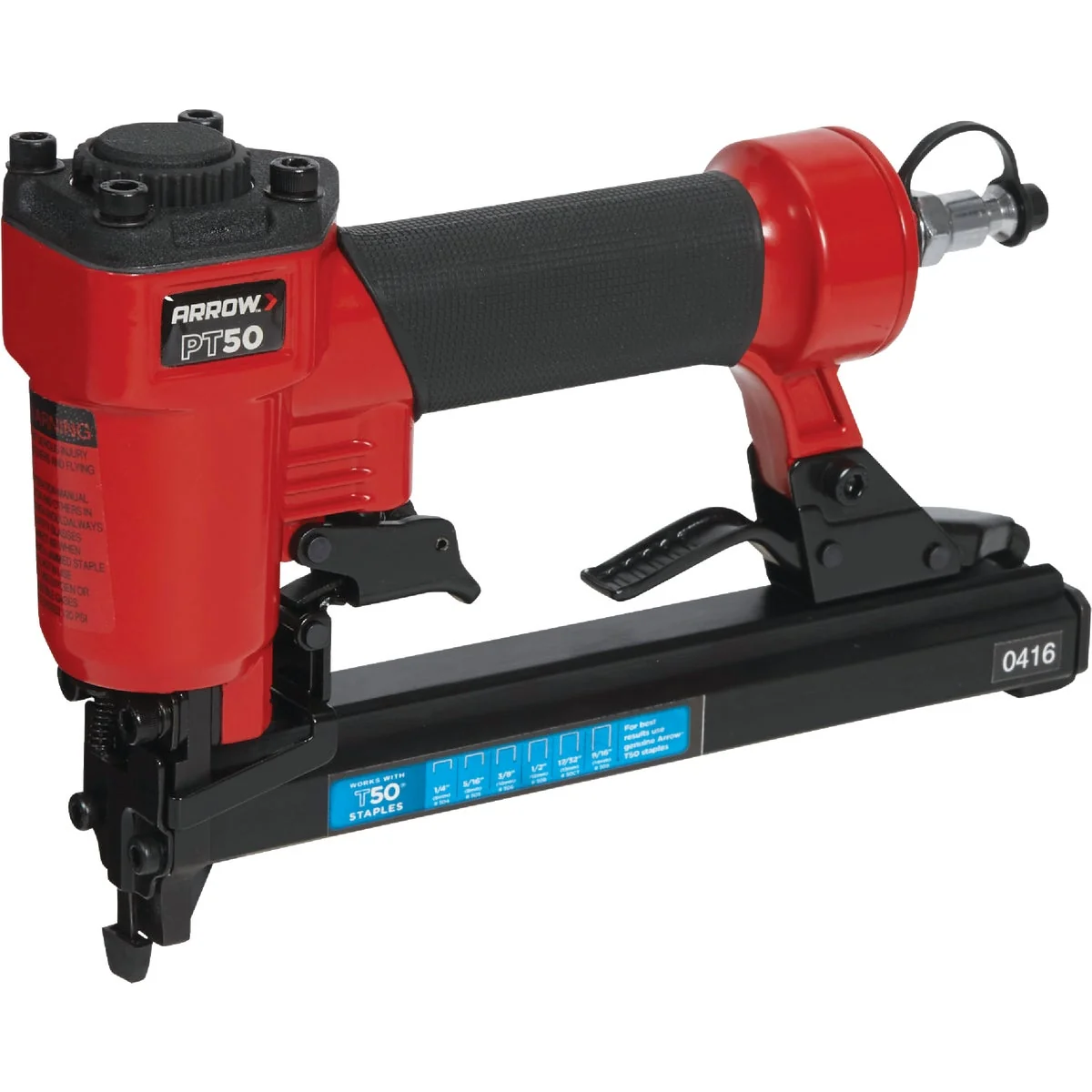 Authentic Arrow PT50 20-Gauge 3 8 In. Crown 9 16 In. Finish Stapler Fast