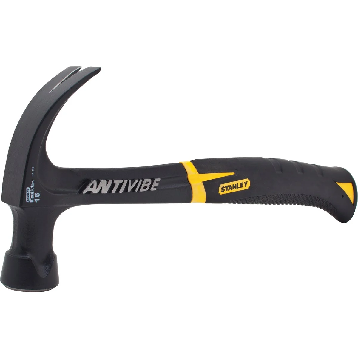 Traditional Stanley FatMax Anti-Vibe 16 Oz. Smooth-Face Curved Claw Hammer with Steel Handle High-Grade