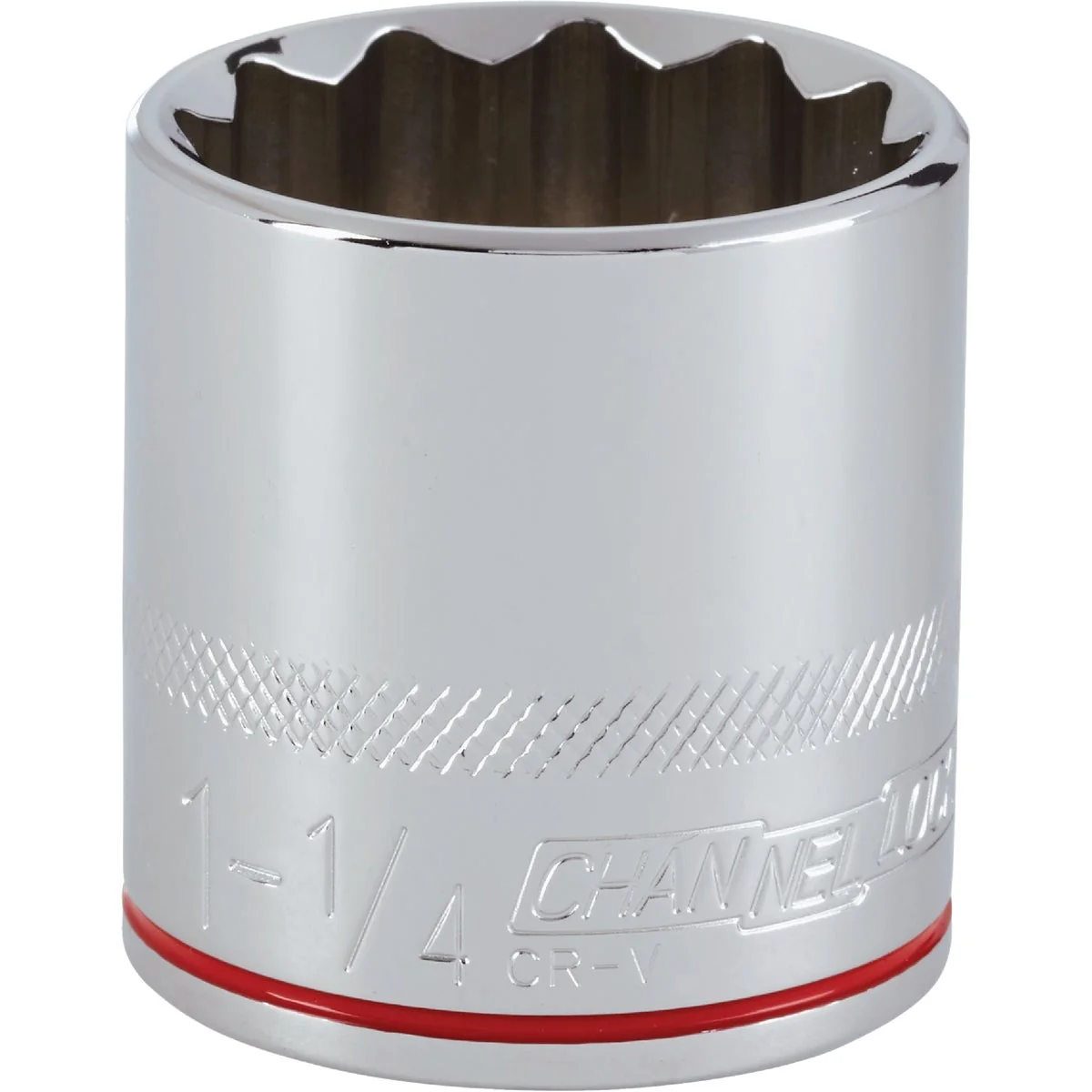 High-Grade Channellock 1 2 In. Drive 1-1 4 In. 12-Point Shallow Standard Socket Solid