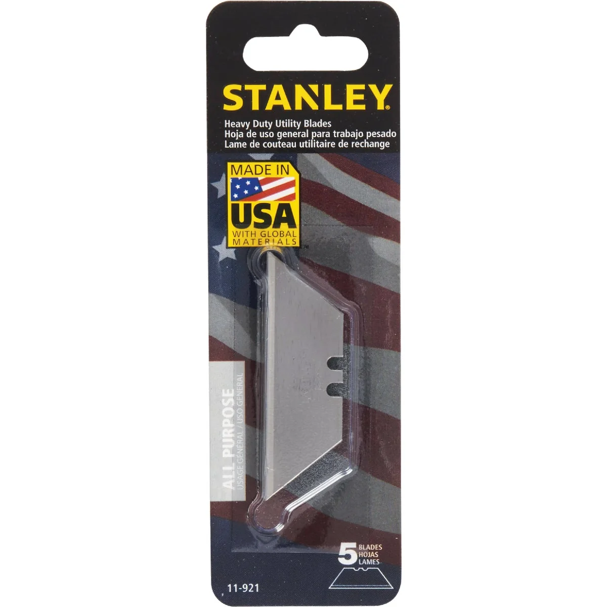 Innovative Stanley 2-Point Heavy-Duty 2-7 16 In. Utility Knife Blade 5-Pack Safe
