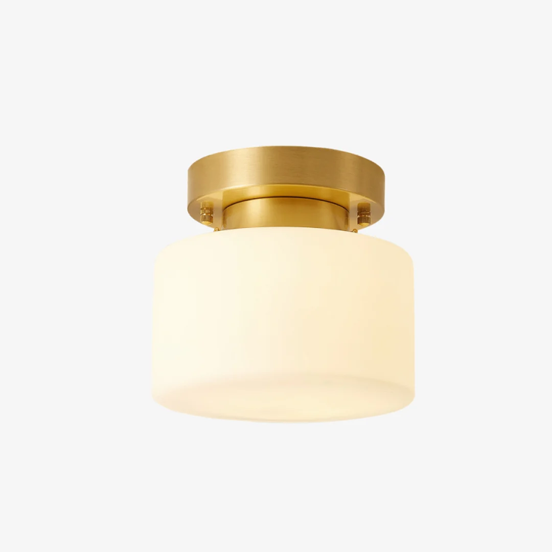 Unique Crèmekleurige glazen plafondlamp Healthy