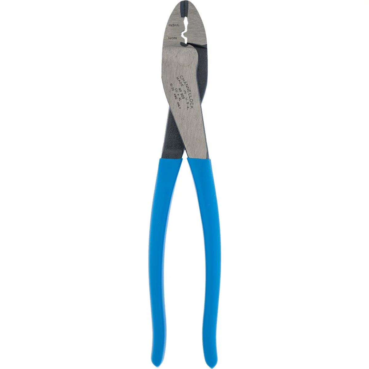 Flexible Channellock 9-1 2 In. Polished High-Carbon Drop-Forged Steel Crimp Cut Plier Elite