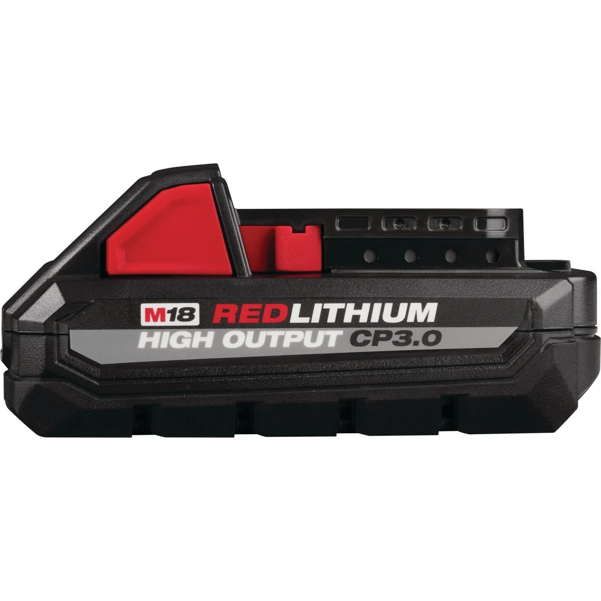 Recyclable Milwaukee M18 REDLITHUM 18 Volt Lithium-Ion 3.0 Ah High Output CP3.0 Tool Battery Selected