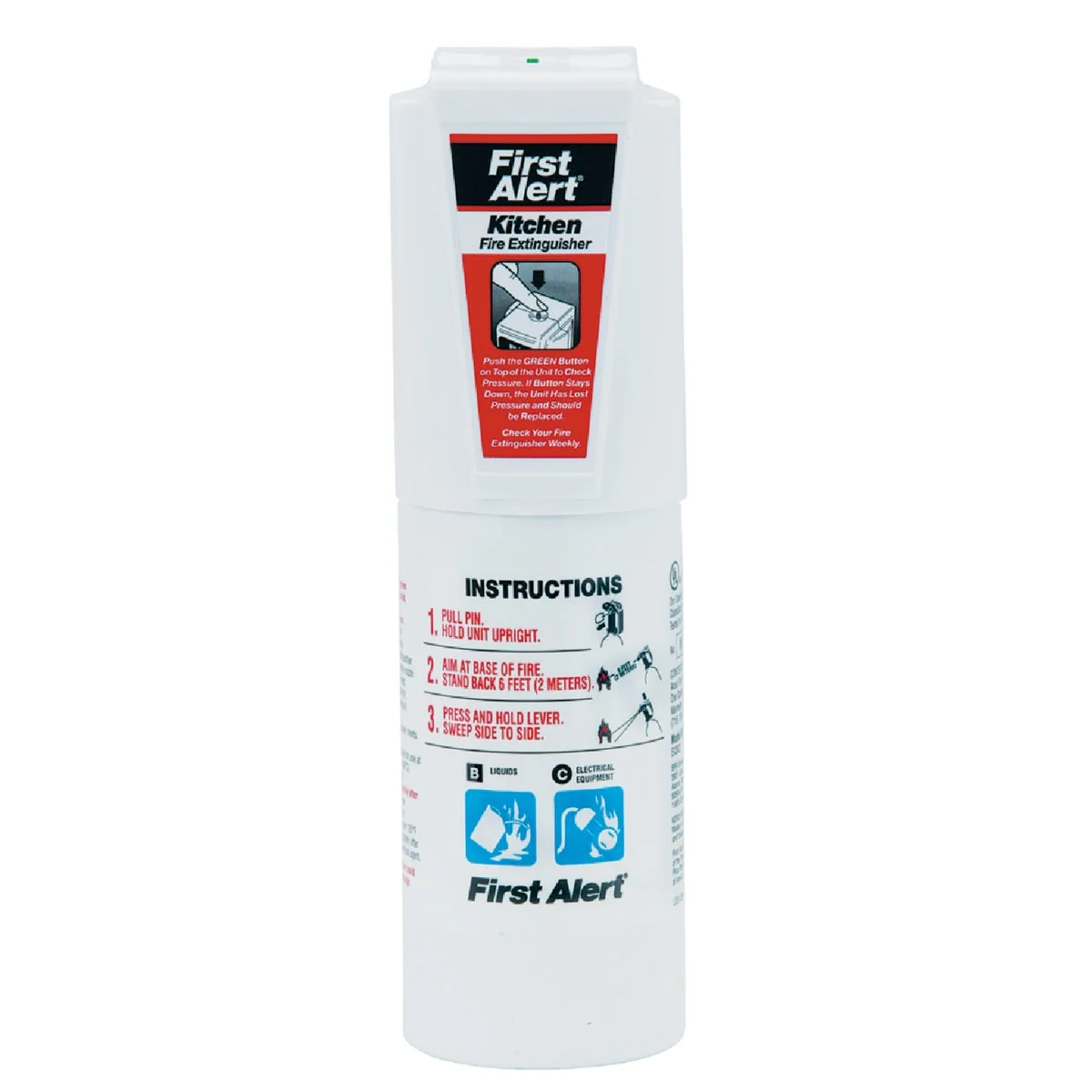 Dependable First Alert 5-B C Kitchen Fire Extinguisher High-Grade