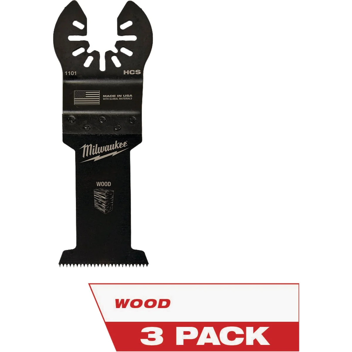 Premium Milwaukee OPEN-LOK 1-3 8 In. HCS Wood Oscillating Blade 3-Pack Casual