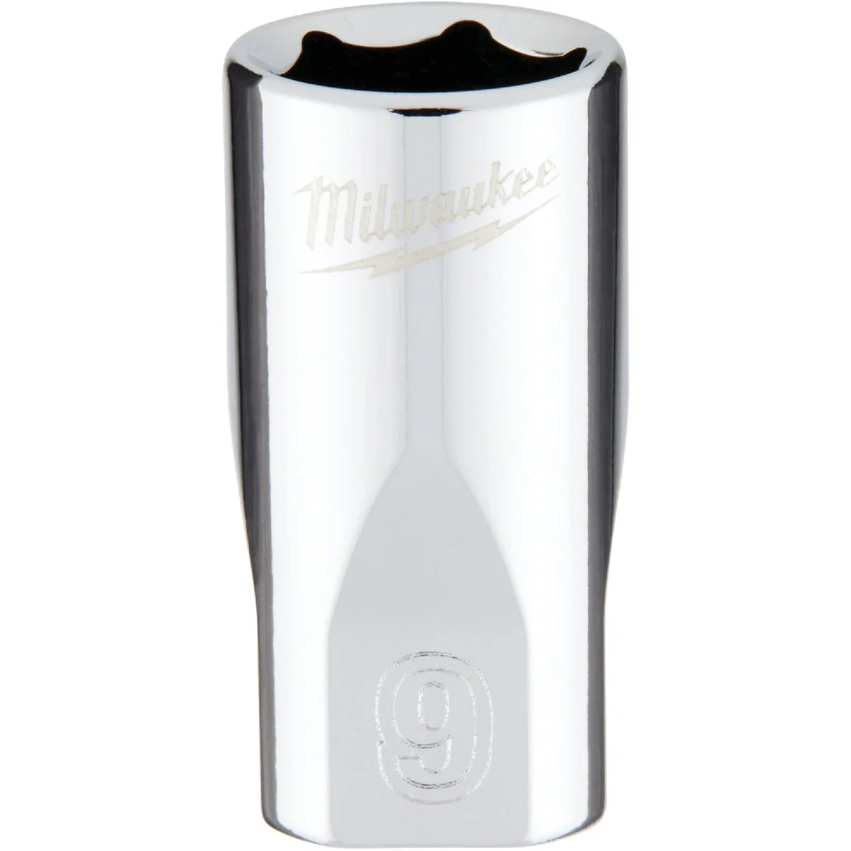 Comfortable Milwaukee 1 4 In. Drive 9 mm 6-Point Shallow Metric Socket with FOUR FLAT Sides Proven