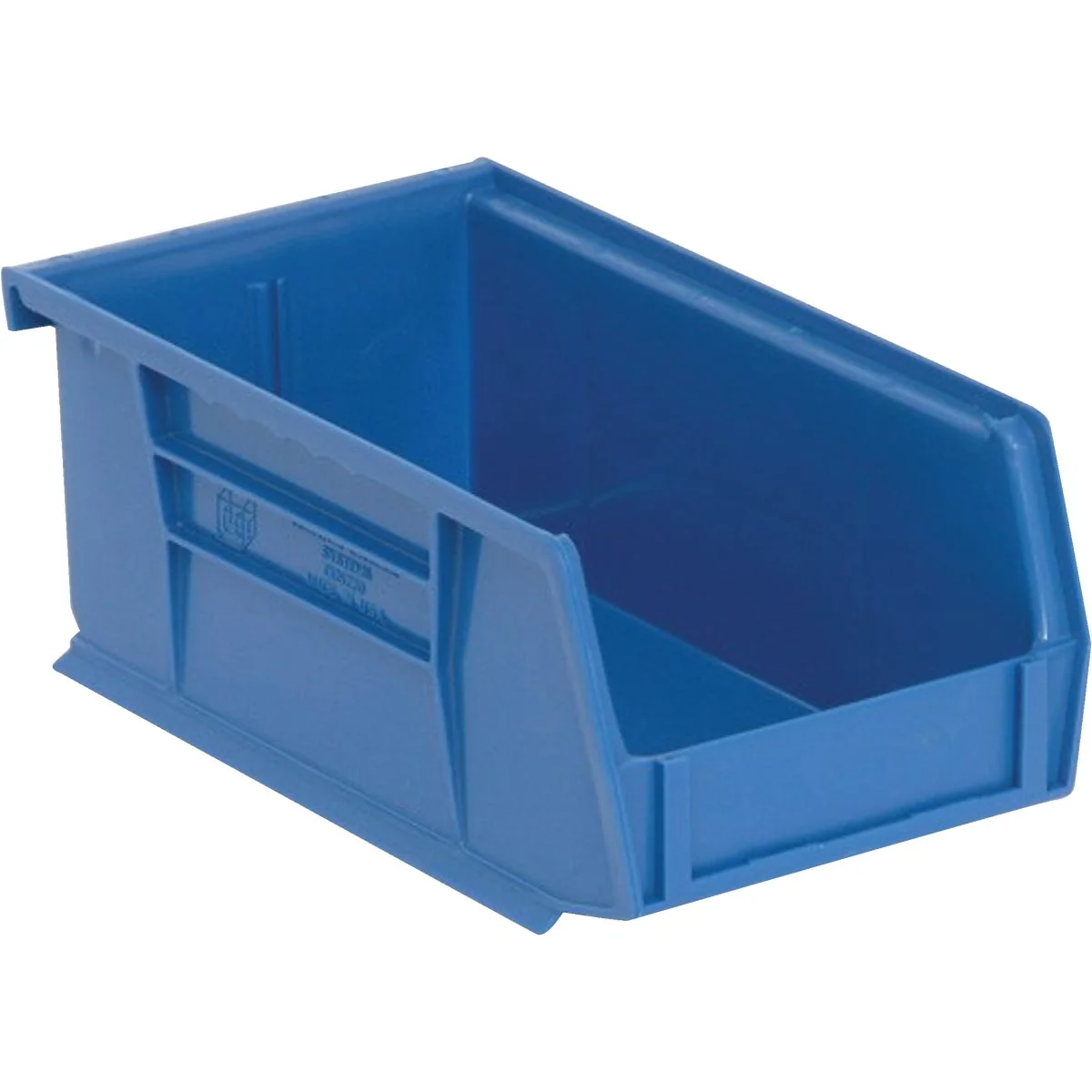World-Class Quantum Storage Small Blue Stackable Parts Bin Stylish