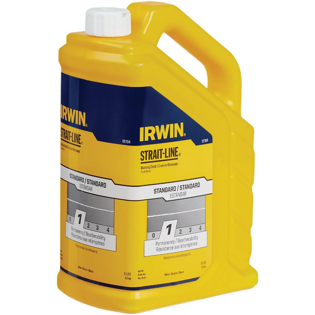 Fashionable Irwin STRAIT-LINE 5 Lb. Standard White Marking Chalk Dependable