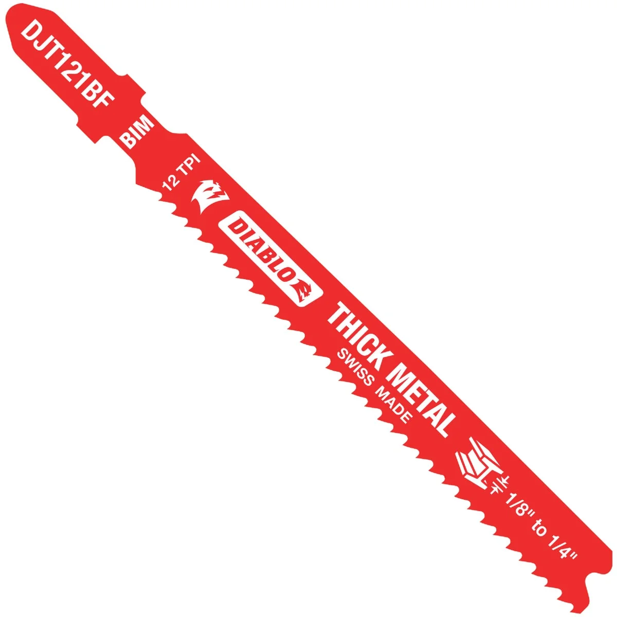 Top-Quality Diablo T-Shank 3-5 8 In. x 12 TPI Bi-Metal Jig Saw Blade for Thick Metal 5-Pack Long-Lasting