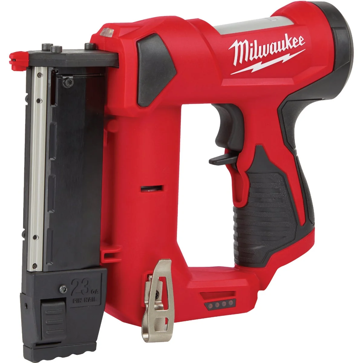 Reusable Milwaukee M12 12-Volt Lithium-Ion 23-Gauge Cordless Pin Nailer Bare Tool First-Class
