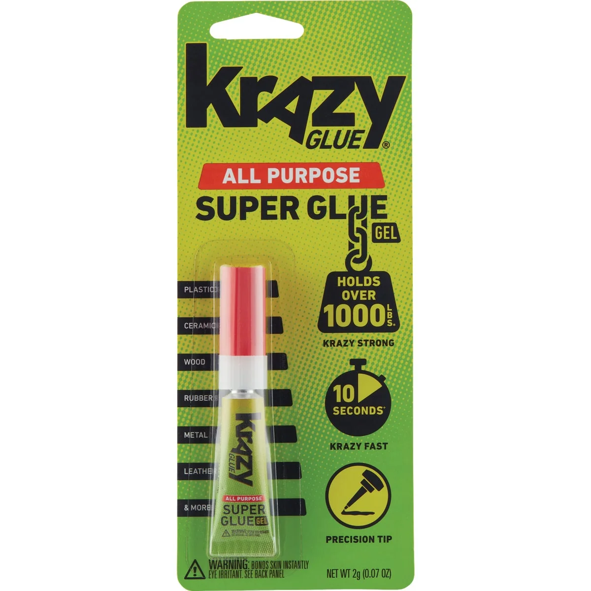 Sophisticated Krazy Glue 0.07 Oz. All-Purpose Super Glue Gel Elite