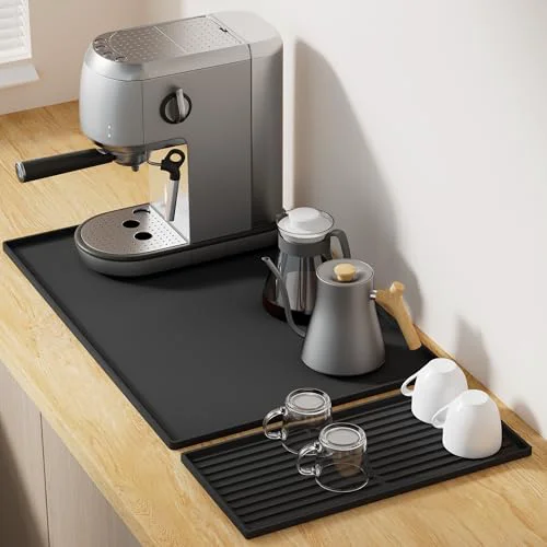 Casual Silicone Coffee Mat Set 2 Count Soft