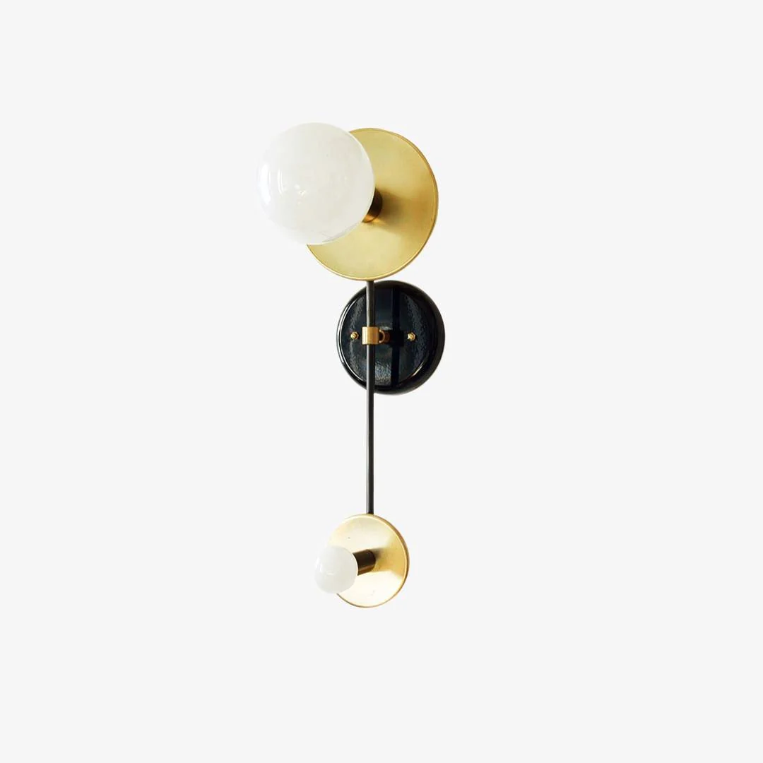 Detailed Dubbele bol wandlamp Classic