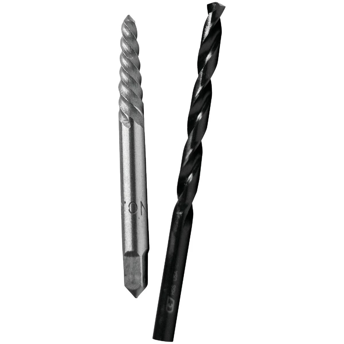 Fine Crafted Century Drill Tool 3 Spiral Flute Screw Extractor Drill Bit Combo Breathable