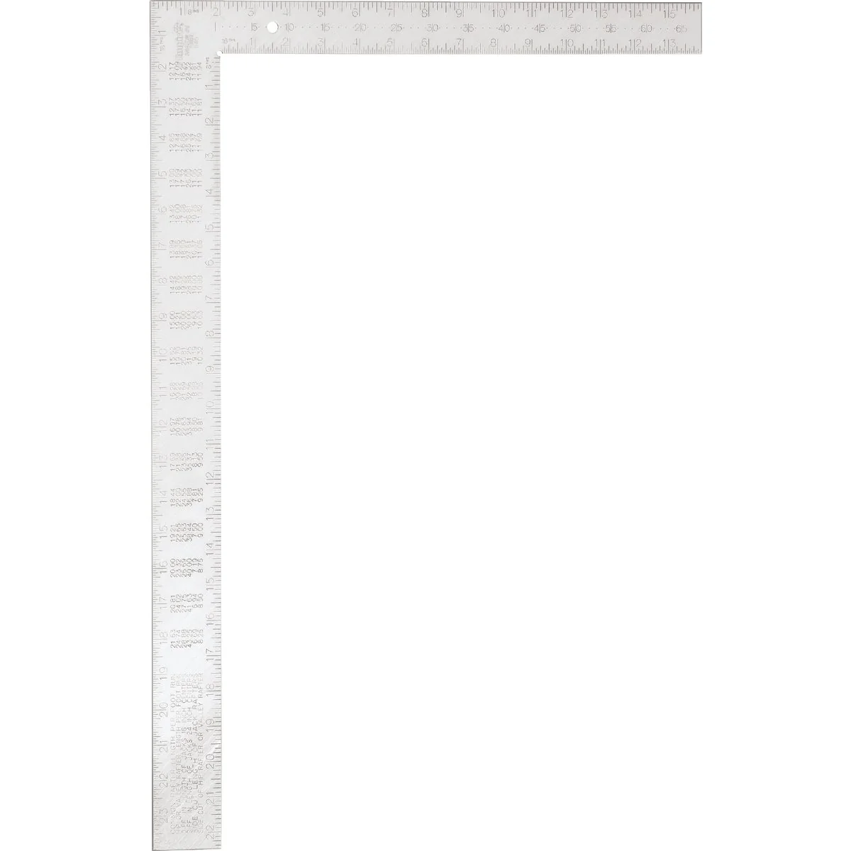 Minimalist Empire 16 In. x 24 In. Aluminum Professional Carpenter's Square Lightweight