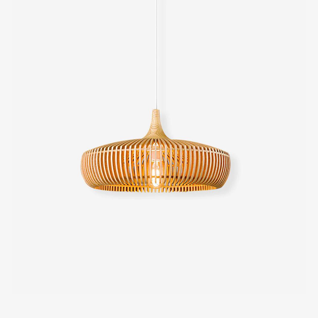 Pure Eenvoudige houten hanglamp Prestigious