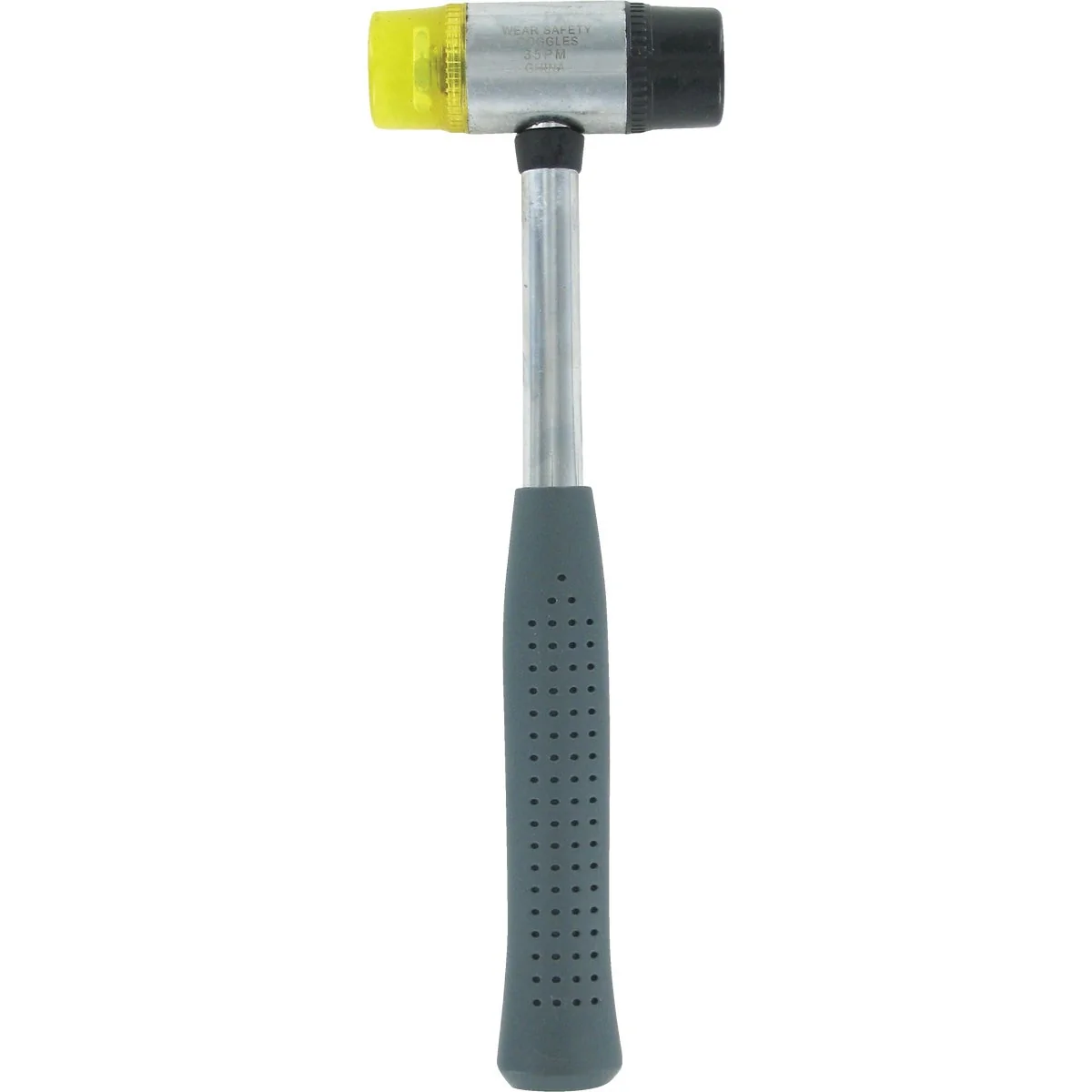 Dependable Great Neck 8 Oz. Plastic Rubber Mallet with Tubular Steel Handle Versatile