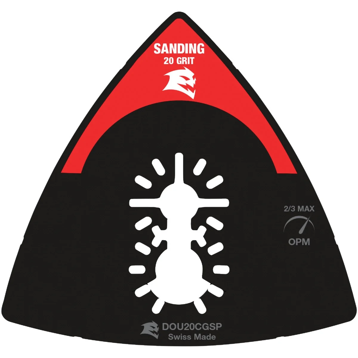 Fine Crafted Diablo 20-Grit 3-1 2 In. Universal Fit Oscillating Sanding Plate Effective