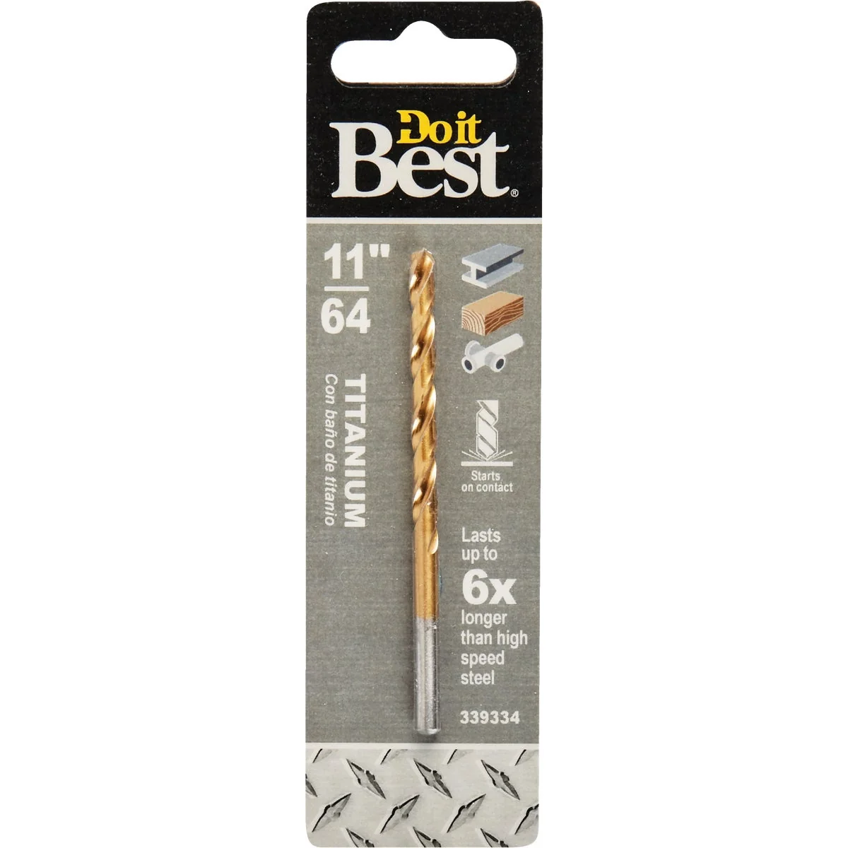 Fast Do it 11 64 In. Titanium Drill Bit Smooth