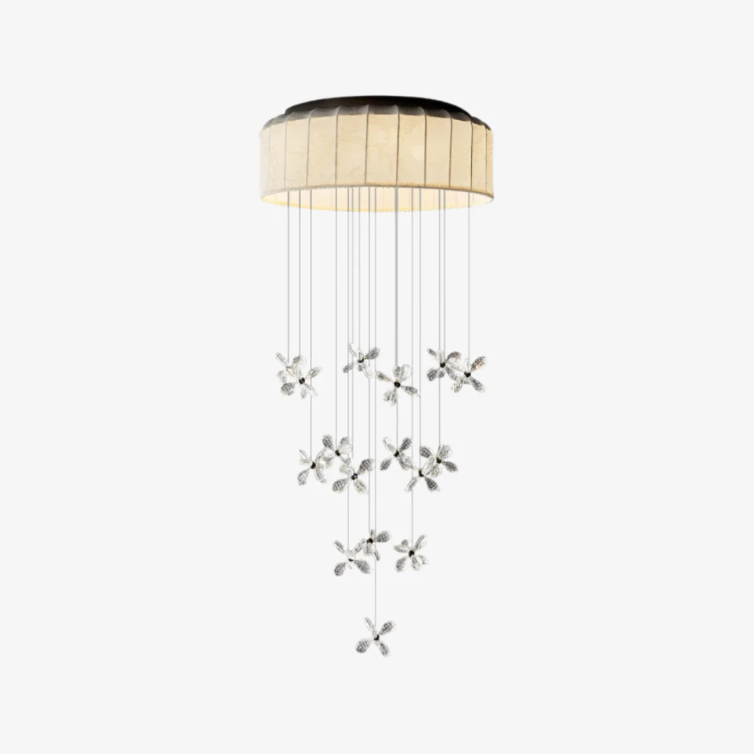 Smart Kristallen Bloem Plafondlamp Expertly Made