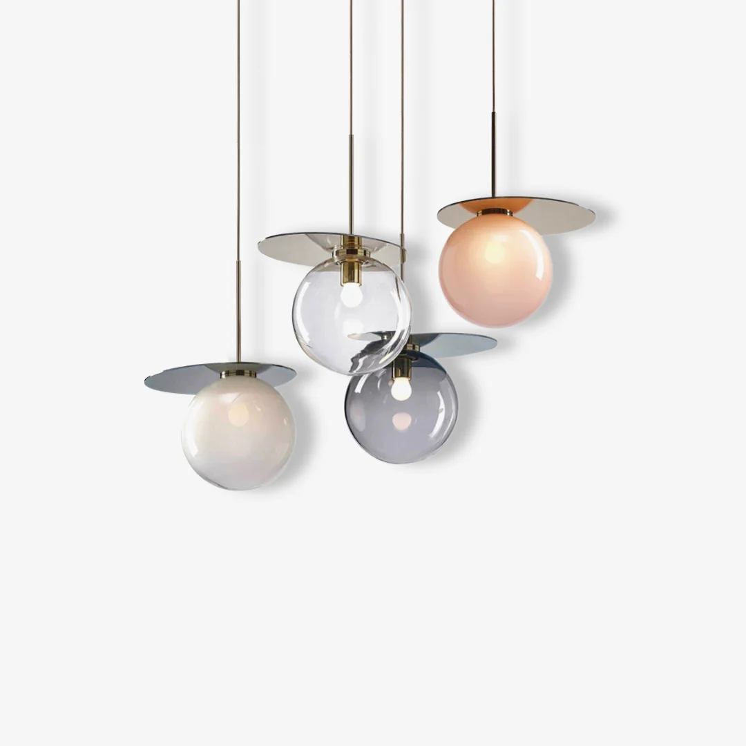 Functional Hanglamp van gekleurd glas Exclusive