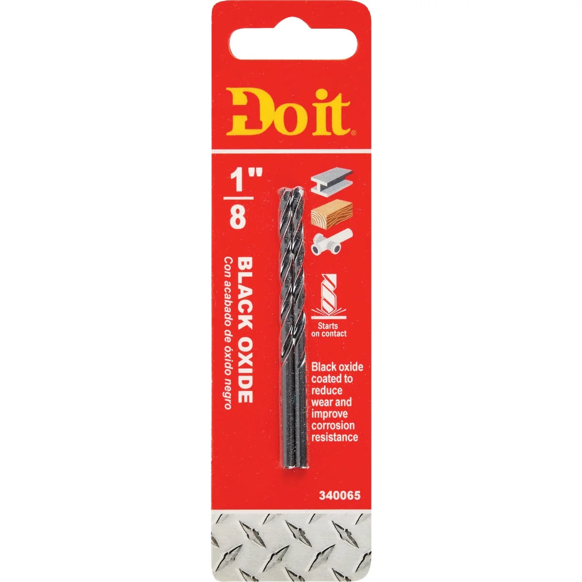 Crafted Do it 1 8 In. Black Oxide Drill Bit 2-Pack Fast