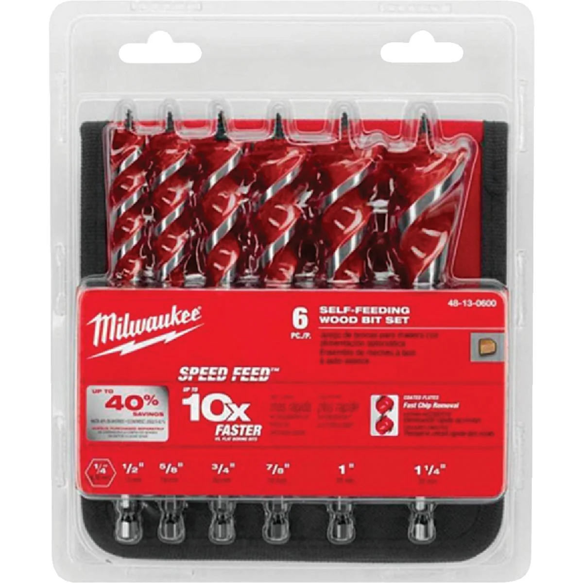 Versatile Milwaukee SPEED FEED 6-Piece Auger Bit Set Sustainable