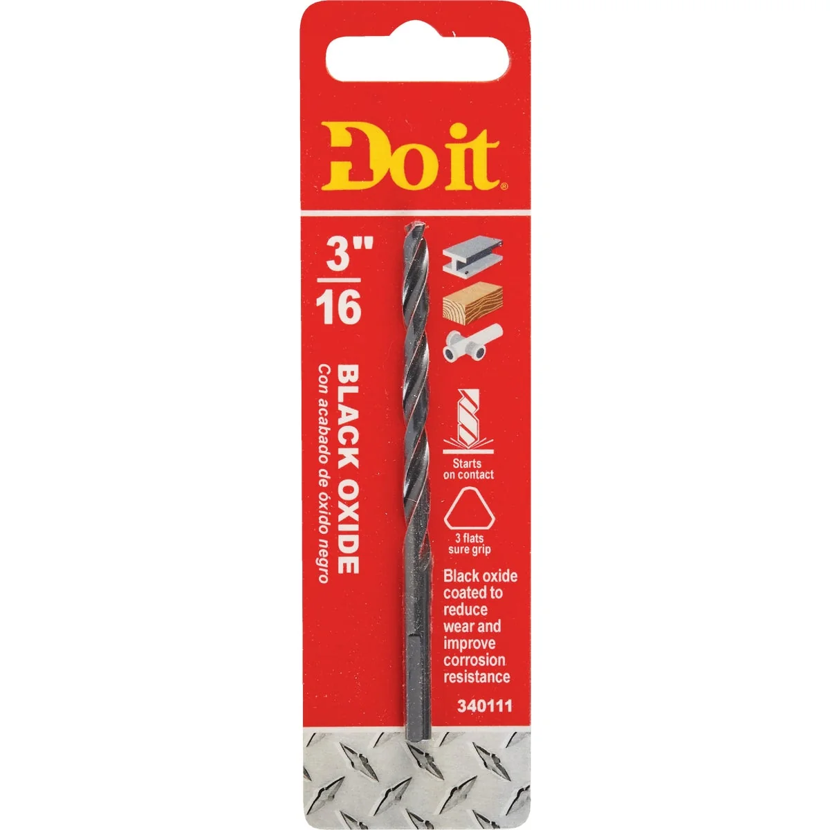 Premium Do it 3 16 In. Black Oxide Drill Bit Certified