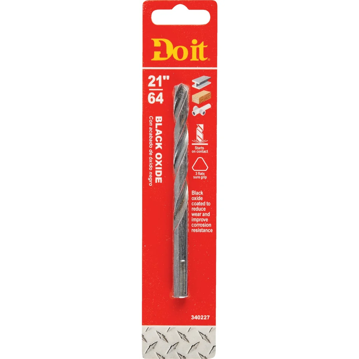 Fast Do it 21 64 In. Black Oxide Drill Bit Contemporary