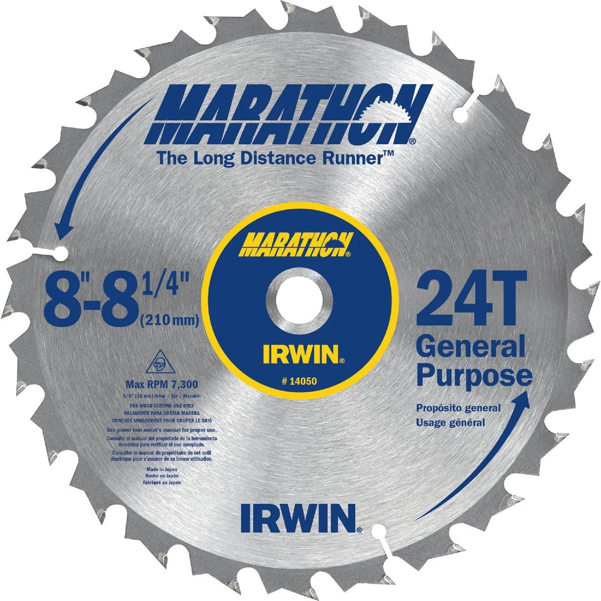 Verified Irwin Marathon 8-1 4 In. 24-Tooth General Purpose Circular Saw Blade Environmentally Friendly