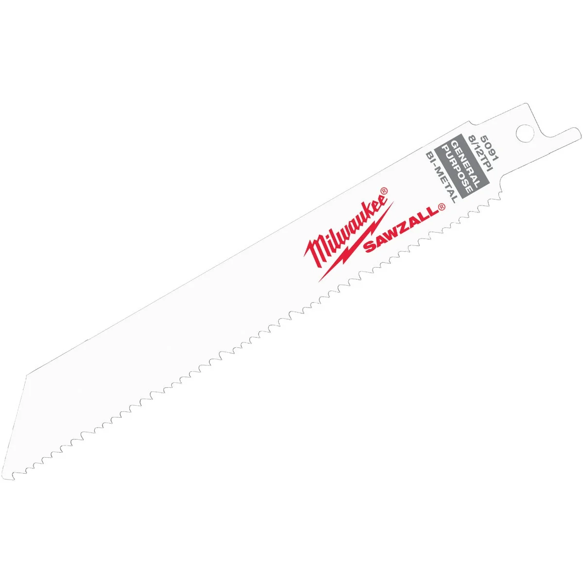 Proven Milwaukee Sawzall 6 In. 8 12 TPI Multi-Material Reciprocating Saw Blade 5-Pack Official