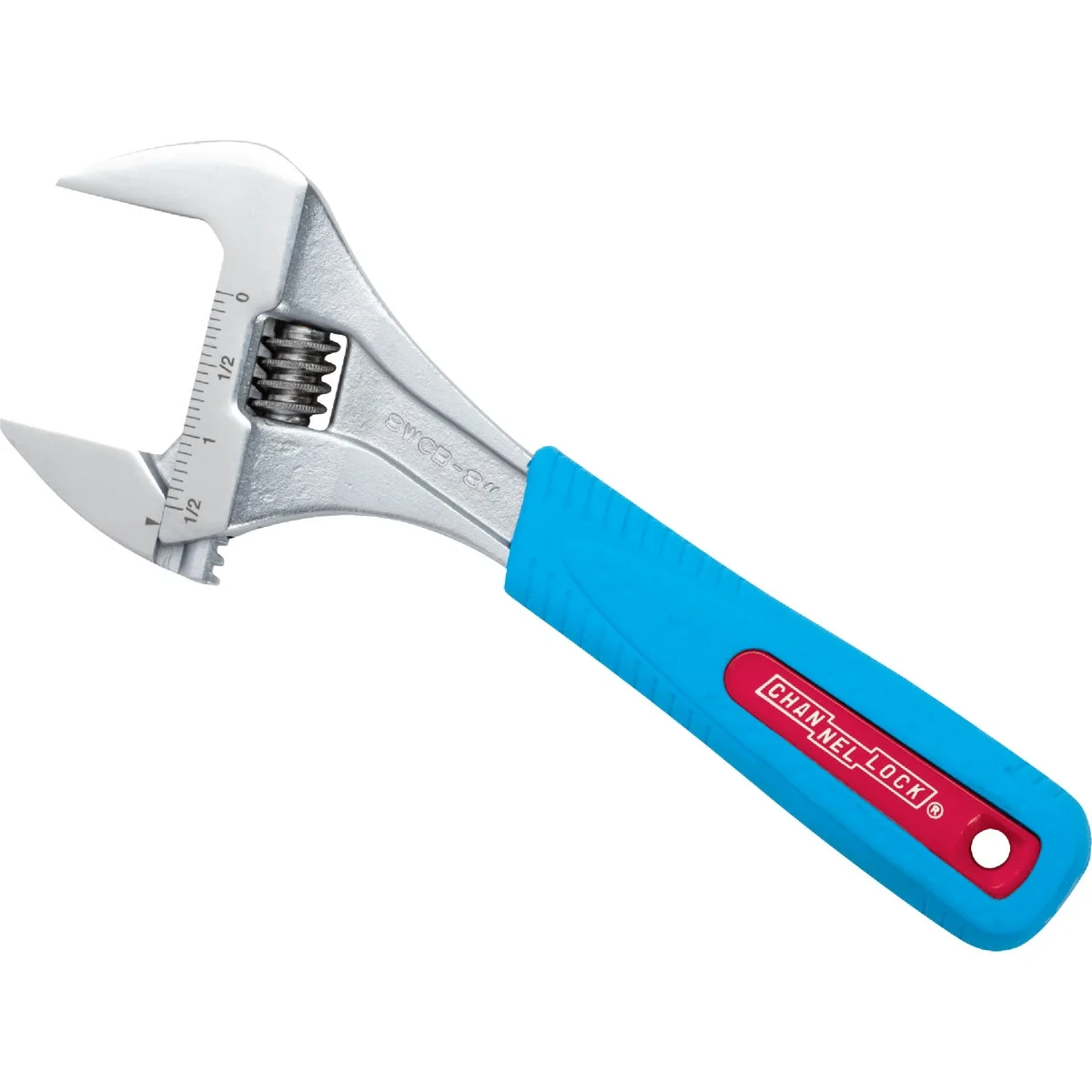 Official Channellock Code Blue 8 In. Wide Jaw Adjustable Wrench Exclusive