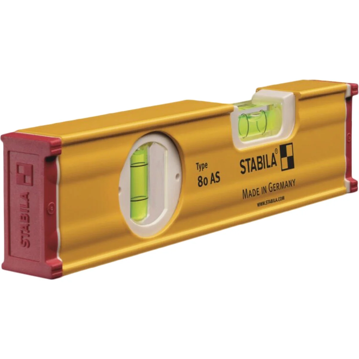 Practical Stabila 8 In. Aluminum Type 80 AS Box Level Optimized